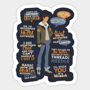 Lance Quotes Sticker